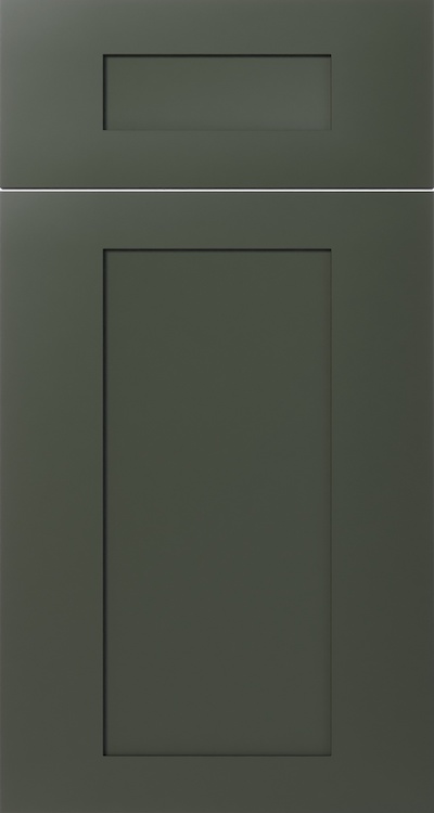Aston Green shaker cabinet door